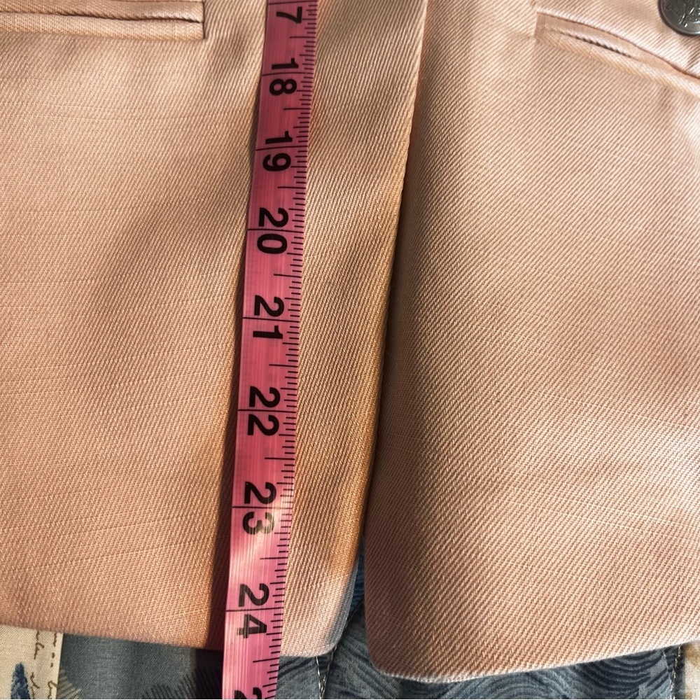 Evereve Lenox Blazer Light Pink Cotton Twill Size Small - Picture 11 of 12